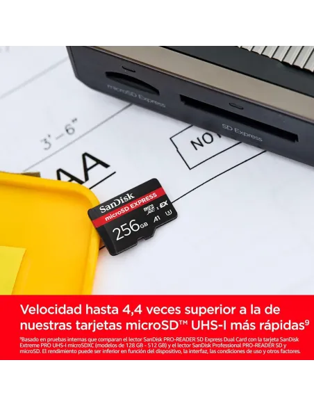 Memorias flash: SanDisk microSD Express 256 GB