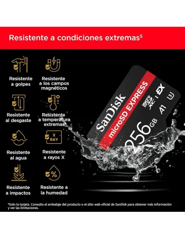 Memorias flash: SanDisk microSD Express 256 GB