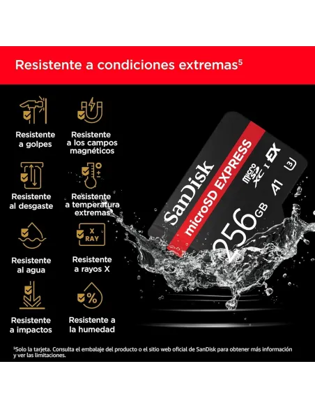 Memorias flash: SanDisk microSD Express 256 GB