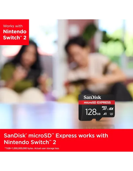 Memorias flash: SanDisk microSD Express 128 GB