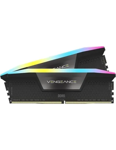 Corsair Vengeance RGB CMH32GX5M2B6000Z38 DDR5 6000MHz 32GB (2x16GB) CL38 Negra Intel XMP AMD EXPO
