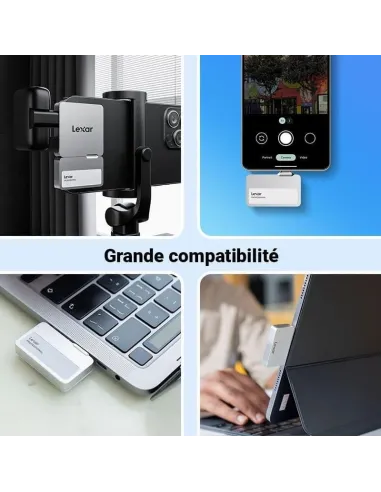 Disco Duro SSD Externo Lexar Professional Go SL400 2TB