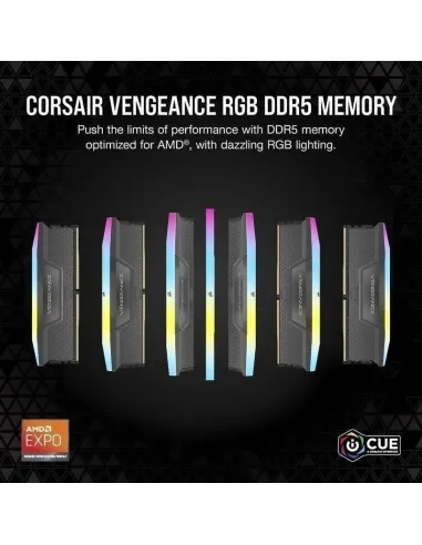 Memoria RAM DDR5 Corsair Vengeance RGB CMH32GX5M2B6000Z38