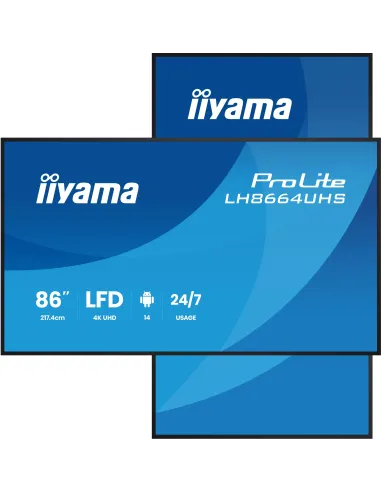 Pantalla de Gran Formato: iiyama LH8664UHS-B3AG