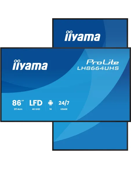 Pantalla de Gran Formato: iiyama LH8664UHS-B3AG