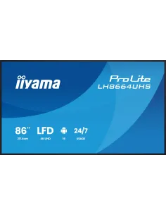Iiyama LH8664UHS-B3AG 86" Pantalla de Gran Formato 4K Android 14-1404954