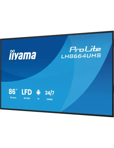 Pantalla de Gran Formato: iiyama LH8664UHS-B3AG