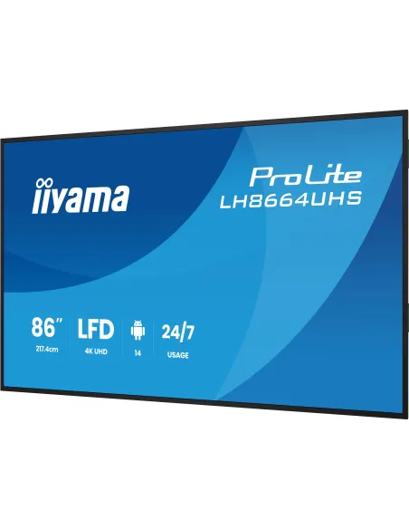 Pantalla de Gran Formato: iiyama LH8664UHS-B3AG