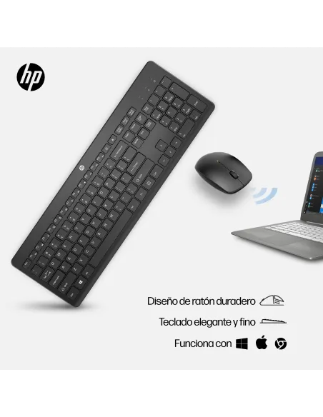 HP 230 Combo de Teclado y Ratón Inalámbricos