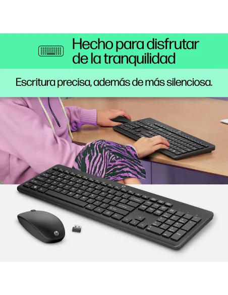 HP 230 Combo de Teclado y Ratón Inalámbricos
