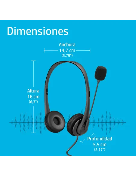 Auriculares y Cascos: HP Auriculares estéreo USB G2