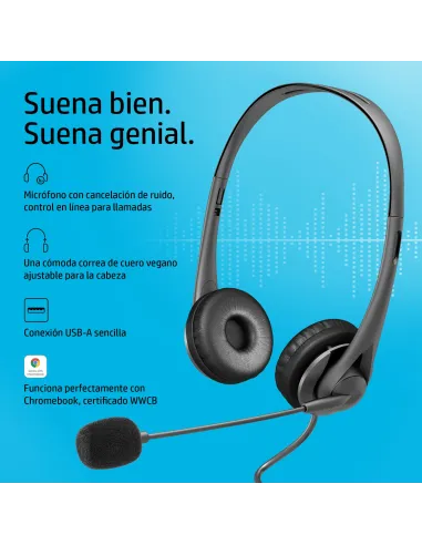 Auriculares y Cascos: HP Auriculares estéreo USB G2