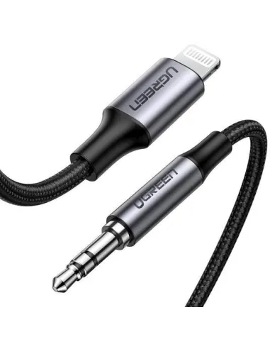 Ugreen 70509 Cable Lightning para iPhone Teléfono Móvil 1M Plata