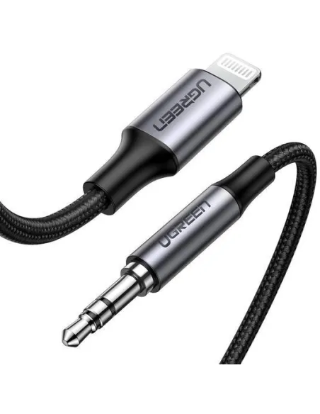 Ugreen 70509 Cable Lightning para iPhone Teléfono Móvil 1M Plata