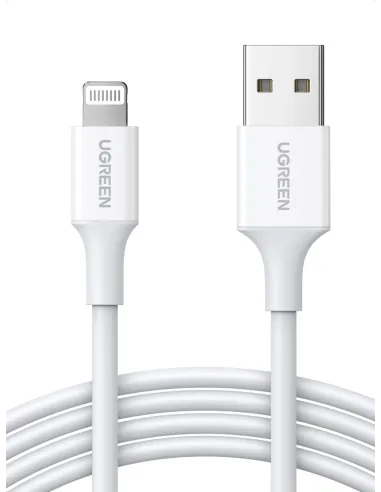 Ugreen 20728 Cable USB 2.0 A Lightning 1M Blanco