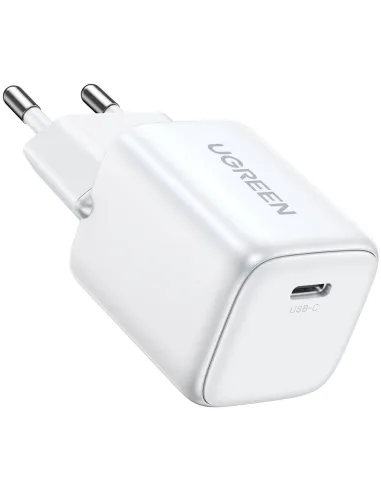 Ugreen Nexode Blanco Cargador Mini Gan 30W USB-C