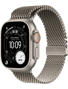 Apple Watch Ultra 3 GPS+Cellular 49mm MF0E4QL/A Titanio Natural Pulsera Milanese Loop Titanio Natural Grande