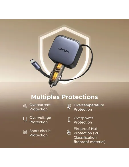 Cargador de Coche UGREEN EC602 de 60W