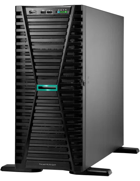 HPE Proliant ML110 Gen11 4510 12-Core (2.40GHz 30MB)/64GB (2 x 32GB) DDR5/ 2 x 480GB SSD + 8 x SFF BC MR408i-o 2 x 1000W