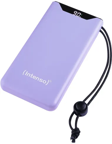 Intenso PowerBank F20000 de 20000 mAh Lila para Cargar dos Dispositivos Simultáneos