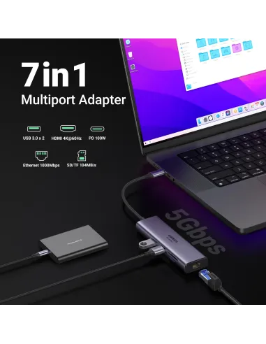 Dock USB-C Ugreen 60515 con HDMI 4K