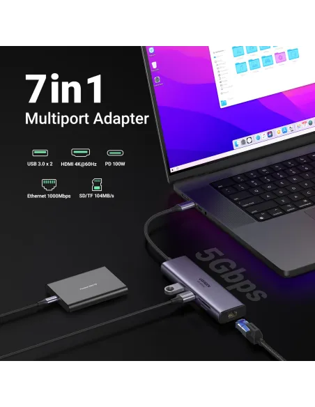 Dock USB-C Ugreen 60515 con HDMI 4K