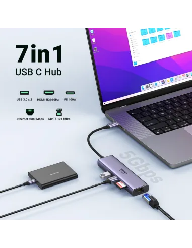 Dock USB-C Ugreen 60515 con HDMI 4K