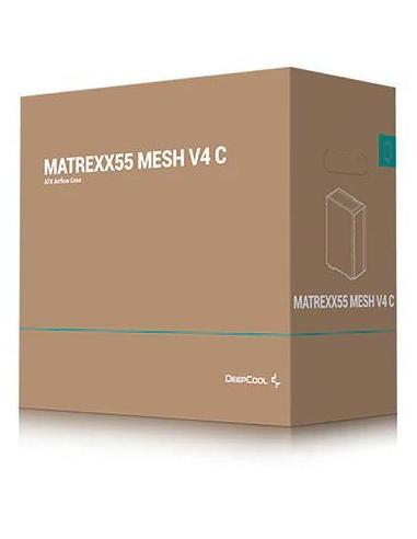 DeepCool MATREXX 55 MESH V4 C Cristal Templado USB 3.2 Negra
