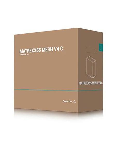 DeepCool MATREXX 55 MESH V4 C Cristal Templado USB 3.2 Negra