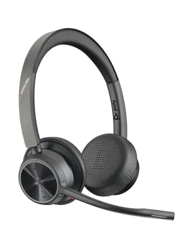 HP Poly Voyager 4320 Auriculares Inalámbricos USB-A Certificado Microsoft Teams +Dongle Bluetooth BT700