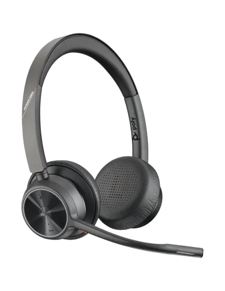HP Poly Voyager 4320 Auriculares Inalámbricos USB-A Certificado Microsoft Teams +Dongle Bluetooth BT700