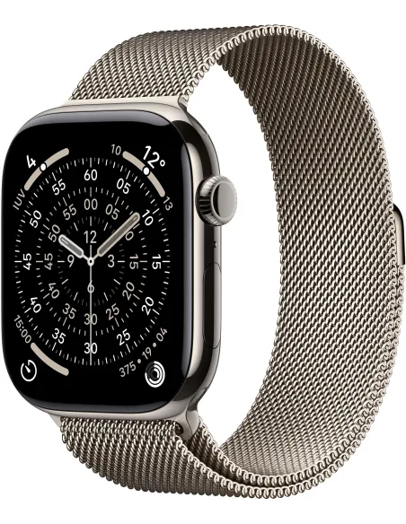 Apple Watch Series 11 GPS + Cellular 46 mm MFD04QL/A Caja Titanio Natural con correa Milanese Loop (Talla M/L)