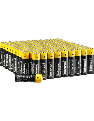 Intenso Energy Ultra AA LR6 - Pilas Alcalinas (Pack 100 Unidades)