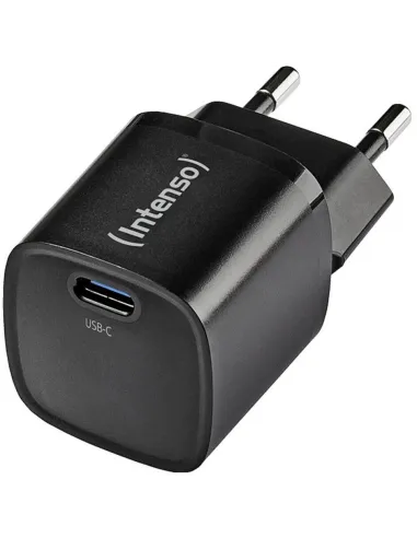 Intenso 7803060 Cargador de Pared GaN W30C USB-C Negro