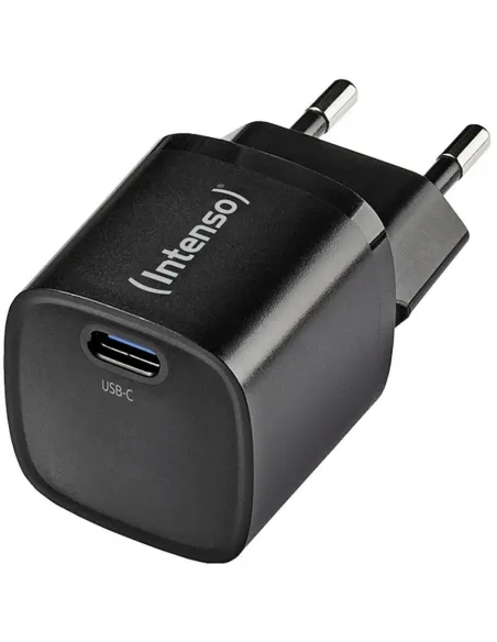 Intenso 7803060 Cargador de Pared GaN W30C USB-C Negro