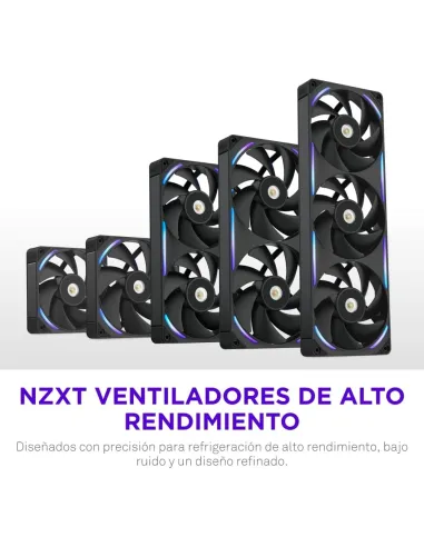 Ventilador Suplementario NZXT F360X RGB Negro
