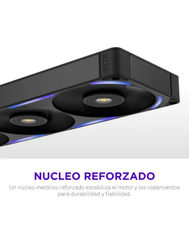 Ventilador Suplementario NZXT F360X RGB Negro