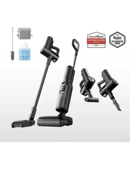 Mopa eléctrica Roborock F25 ACE Combo Negro