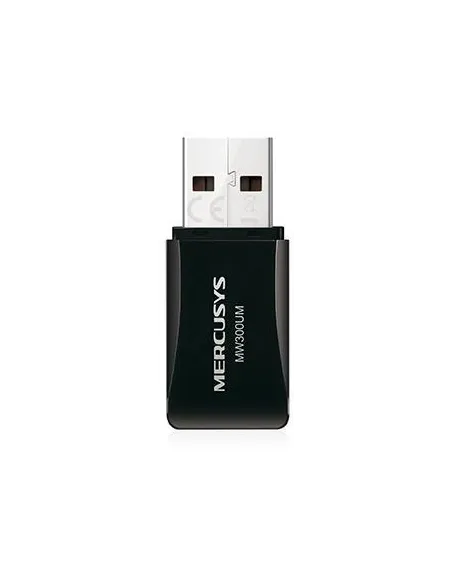 Mercusys MW300UM Mini Adaptador USB Inalámbrico N300