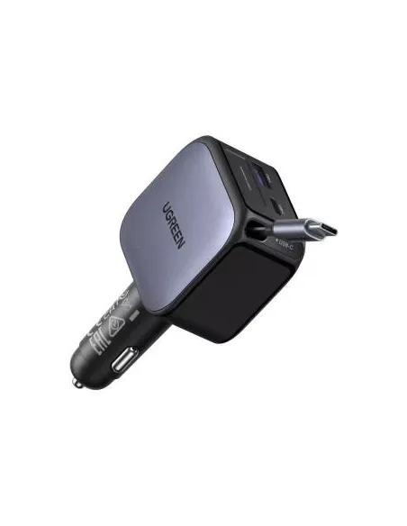 UGREEN Nexode Cargador de coche 90W con cable USB-C retráctil (EC603)