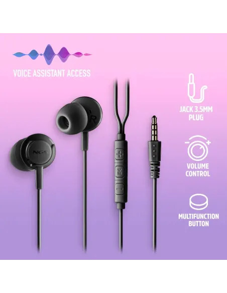 Auriculares NGS CROSS DRIFT BLACK