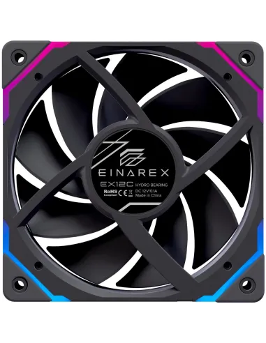 Einarex EX12C PWM A-RGB Black | ventilador 120 mm PWM A-RGB