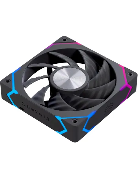Einarex EX12C PWM A-RGB Black | ventilador 120 mm PWM A-RGB