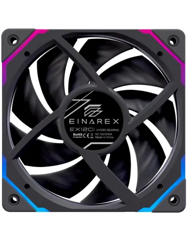 Ventilador 120 mm: Einarex EX12Ci PWM A-RGB Black