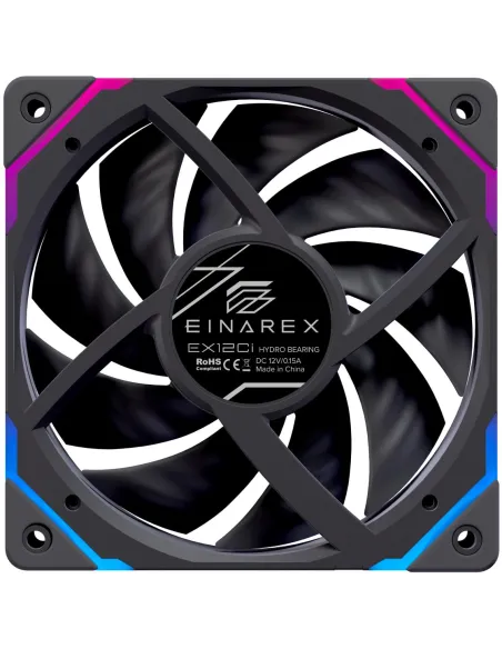 Ventilador 120 mm: Einarex EX12Ci PWM A-RGB Black