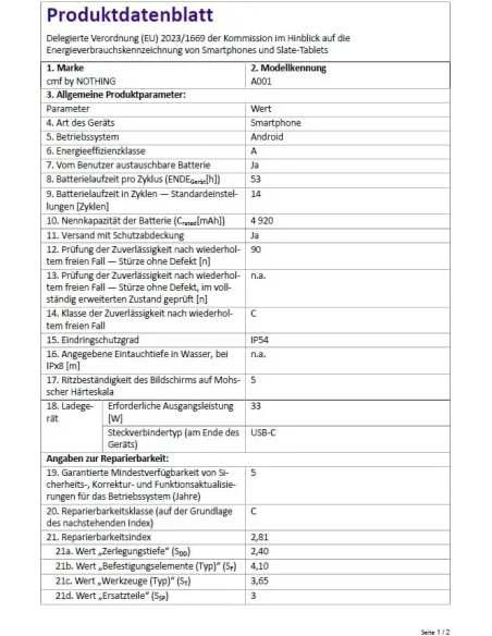 Smartphone Nothing CMF Phone 2 Pro 8GB/128GB White