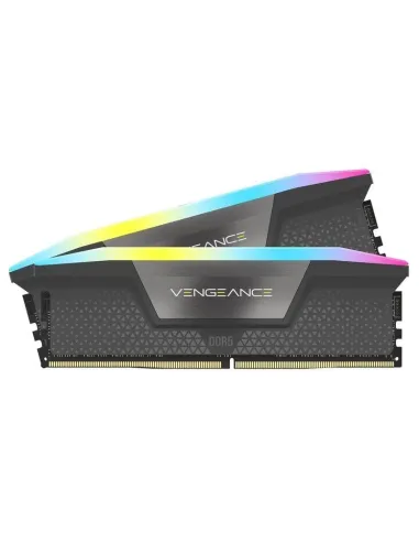 Corsair Vengeance RGB CMH64GX5M2D6000Z40 DDR5 6000MHz 64GB (2x32GB) CL40 Gris Memoria Dual AMD EXPO e Intel XMP