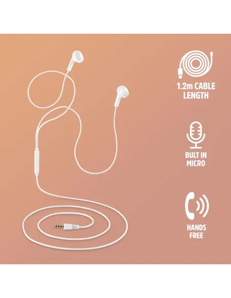 NGS CROSS FLIP WHITE – Auriculares in-ear jack 3,5 mm