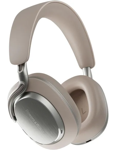 Bowers & Wilkins Px8 S2 Warm Stone Auriculares Circumaurales Inalámbricos con Cancelación de Ruido, Bluetooth, y Carga Rápida