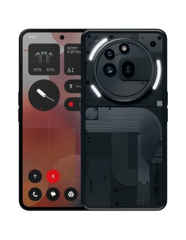 Nothing Phone (3a) Pro 5G 12-256GB Negro AMOLED FHD+ 120Hz 50MP 5000mAh 45W Android 15